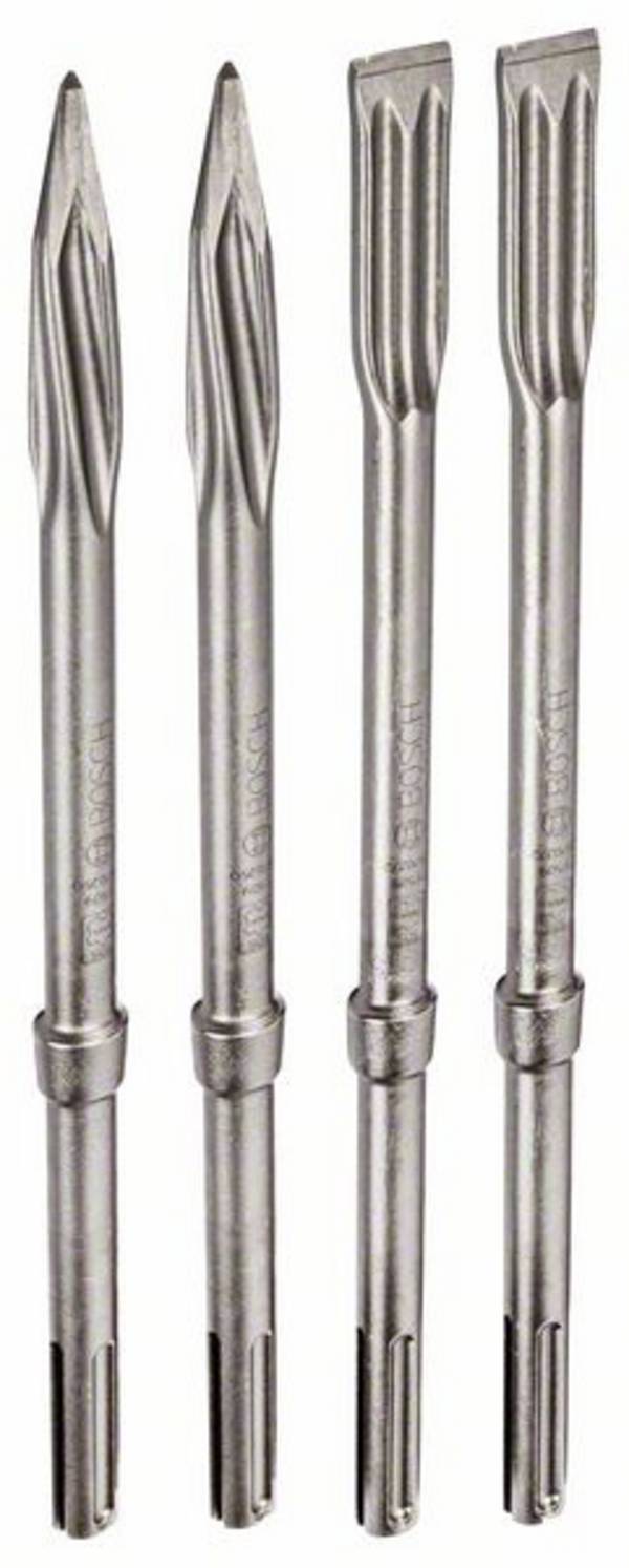 Bosch Accessories 2607017368 Meißel-Set 4teilig 25 mm Gesamtlänge 400 mm SDS-Max 1 Set