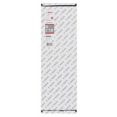 Eine rechteckige Bosch-Verpackung mit Logo und Produktbeschreibung. Die Verpackung zeigt Montageanweisungen und Produktinformationen.