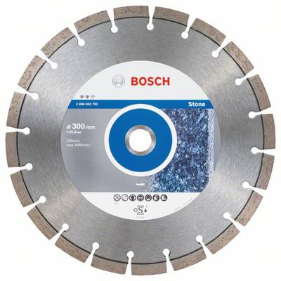 Bosch Accessories 2608603793 Expert for Stone Diamanttrennscheibe Durchmesser 300 mm Bohrungs-Ø 25.40 mm  1 St.