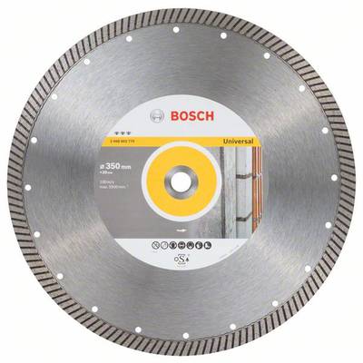 Bosch Accessories 2608603770 Best for Universal Turbo Diamanttrennscheibe Durchmesser 350 mm Bohrungs-Ø 20 mm  1 St.