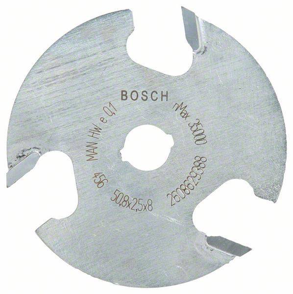 BOSCH Scheibennutfräser, 8 mm, D1 50,8 mm, L 2,5 mm, G 8 mm Bosch Accessories 2608629388