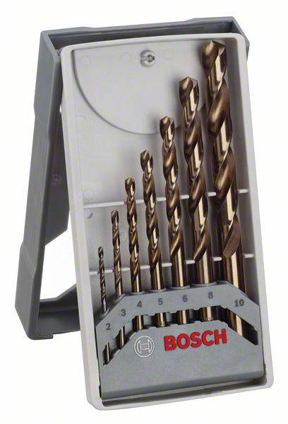 BOSCH Mini X Line HSS-Co-Metallb.Set 7tlg