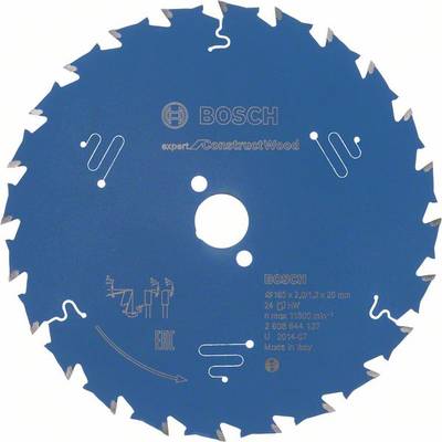 Bosch Accessories Expert for Construct Wood 2608644137 Kreissägeblatt 165 x 20 x 1.3 mm Zähneanzahl: 24 1 St.