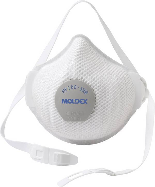 Moldex 3308 330801 Feinstaubmaske mit Ventil FFP2 D 1 St. EN 149:2001 DIN 149:2001