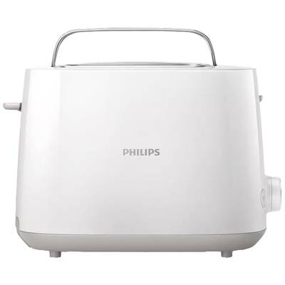 Philips HD2581/00 Toaster mit Brötchenaufsatz Weiß