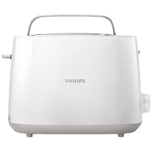 Philips Home HD2581/00 Toaster mit Brötchenaufsatz Weiß