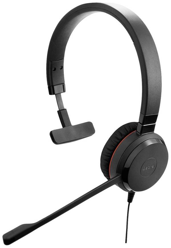 Jabra Evolve 30 II On Ear Headset kabelgebunden Mono Schwarz Mikrofon-Rauschunterdrückung Headset, Mikrofon-Stummschaltung, Lautstärkeregelung Computer