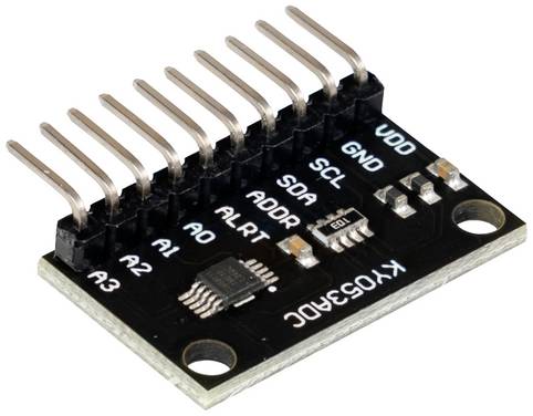 Joy-it KY053ADC Raspberry Pi® Erweiterungs-Platine  Passend für (Einplatinen-Computer) Raspberry Pi®, Raspberry Pi® A, B, B+, Raspberry Pi® A+, Raspberry Pi® 2 B, Raspberry Pi® 3 B, Raspberry Pi® 4 B 1 St.