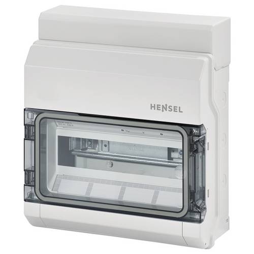 Hensel 6100000 KV 9112 Kleinverteiler Aufputz Anzahl Teilungen = 12 Anzahl Reihen = 1 Inhalt 1 St.