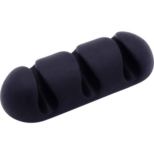 TRU COMPONENTS Kabelhalter selbstklebend TC-6646568 Bündel-Ø-Bereich 6 mm (max) Transparent 1 St.