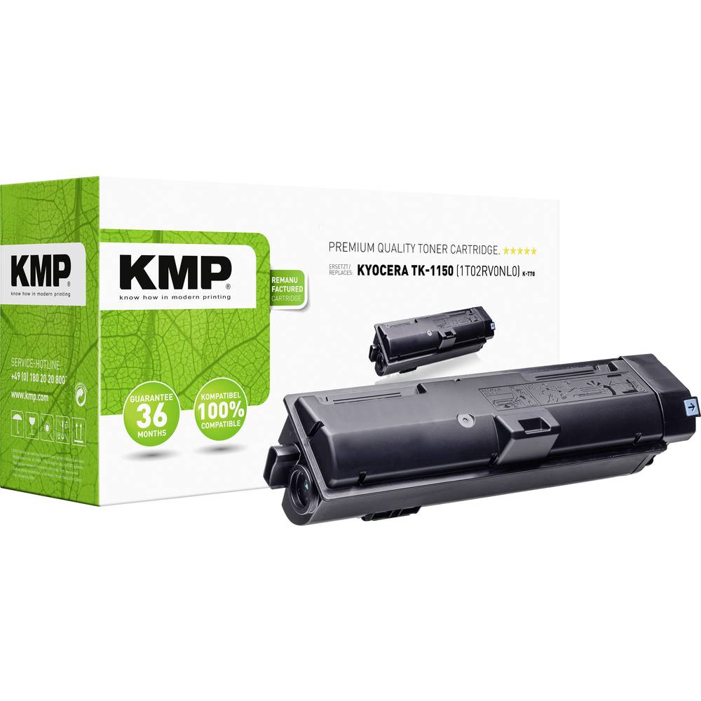 KMP Tonercassette vervangt Kyocera TK-1150 Compatibel Zwart 3500 bladzijden K-T78