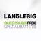 'Langlebig. Quecksilberfreie Spezialbatterie.' Text auf weißem Hintergrund mit grauen Kreisen, die an Batteriezellen erinnern.