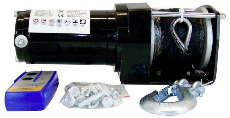 Berger & Schröter Seilwinde 31778 Zugkraft (rollend)=2722 kg Funk-Fernbedienung-1