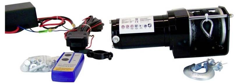 Berger & Schröter Seilwinde 31778 Zugkraft (rollend)=2722 kg Funk-Fernbedienung-3