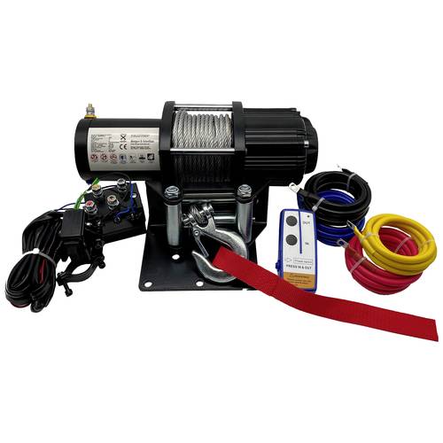 Berger & Schröter Seilwinde 31767 Zugkraft (rollend)=3150 kg Funk-Fernbedienung, inkl. Rollenfenster