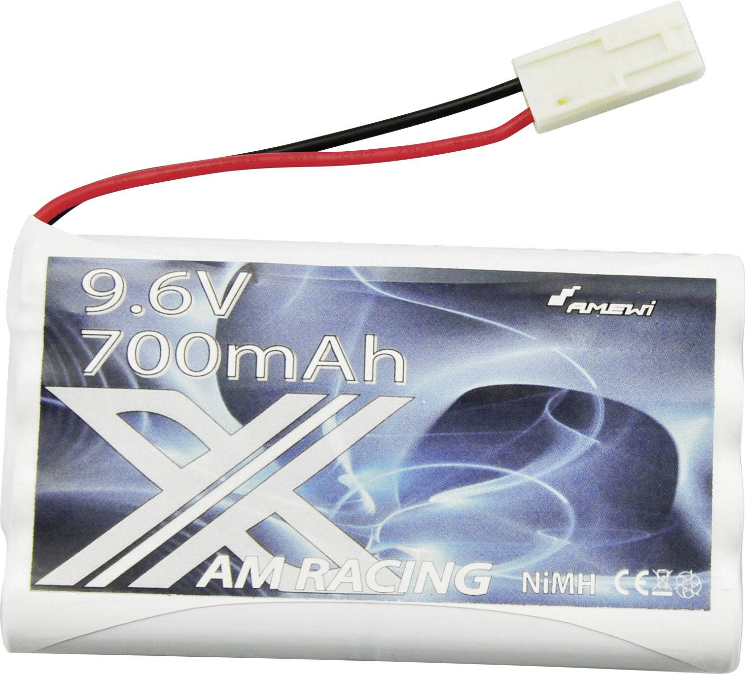 Amewi Modellbau Akkupack (NiMh) 9.6 V 700 mAh Zellen Zahl: 8 Steckdosenladegerät für 8 NiXX Zellen
