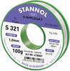 Stannol S321 2,0% 1,0MM SN99,3CU0,7CD 100G Lötzinn, bleifrei bleifrei, Spule Sn99,3Cu0,7 ORH1 100 g 1 mm