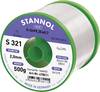 Stannol S321 2,0% 2,0MM SN99,3CU0,7CD 500G Lötzinn, bleifrei bleifrei, Spule Sn99,3Cu0,7 ORH1 500 g 2 mm