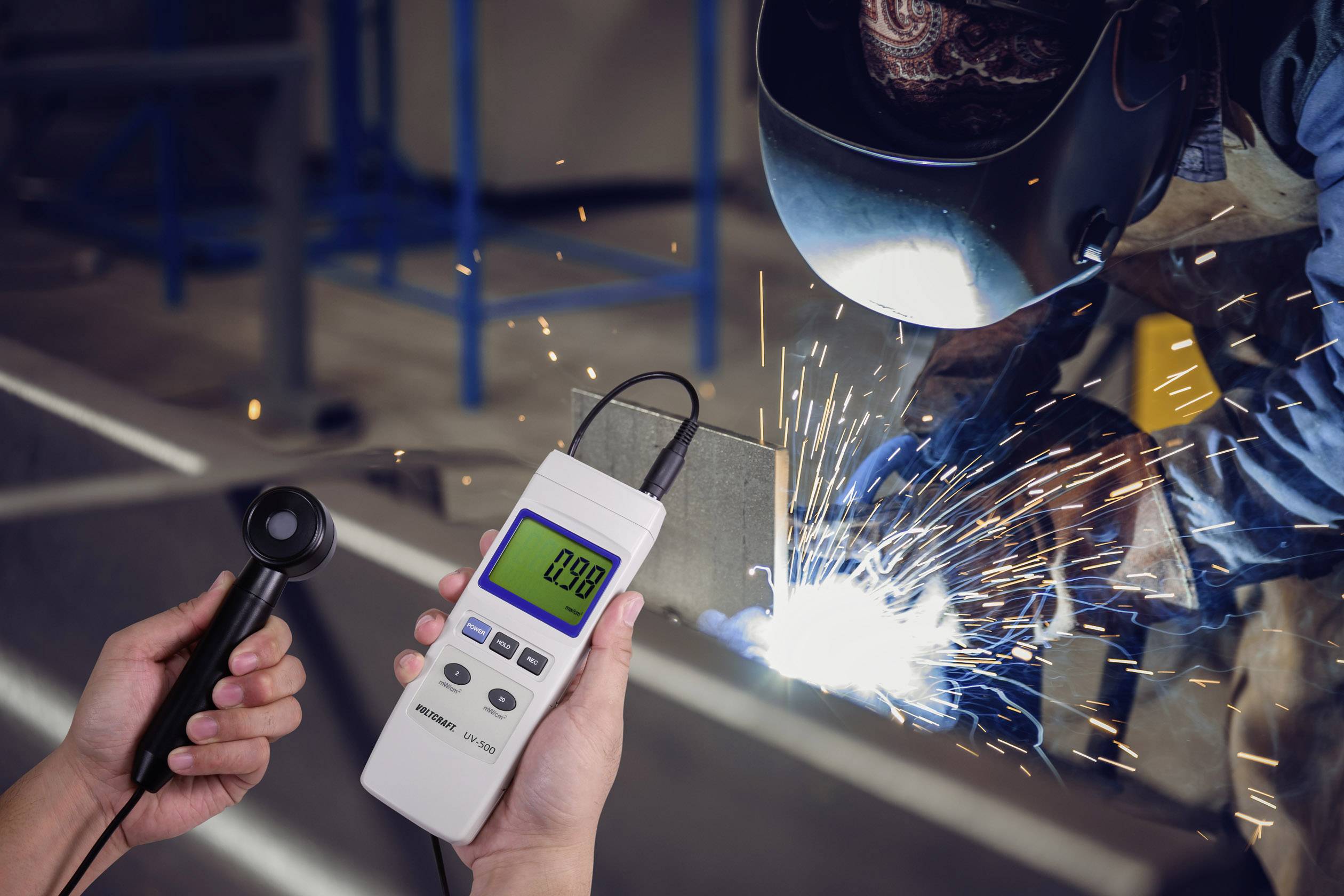 Zu Strahlungsmessgeräten gehören auch Luxmeter bzw. Beleuchtungsmessgeräte