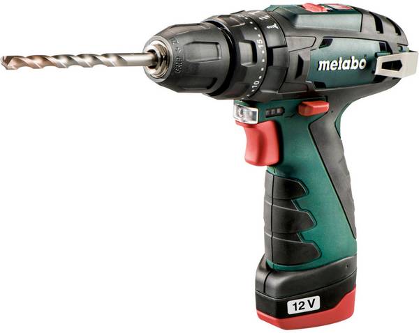 Metabo PowerMaxx SB Basic  2-Gang-Akku-Schlagbohrschrauber  inkl. 2. Akku, inkl. Koffer