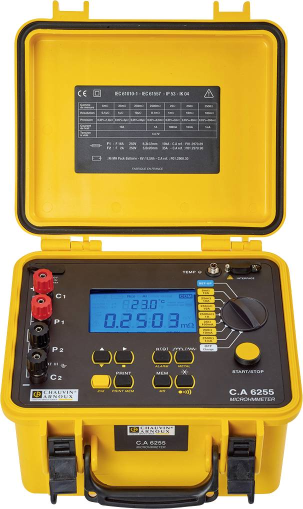 Chauvin Arnoux C.A 6255 Micro ohmmetro