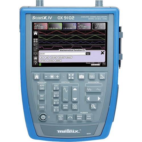 Metrix OX 9102 Digital-Oszilloskop 100 MHz 2-Kanal 2.5 GSa/s 100 kpts 12 Bit Digital-Speicher (DSO), Handgerät, Multimet...