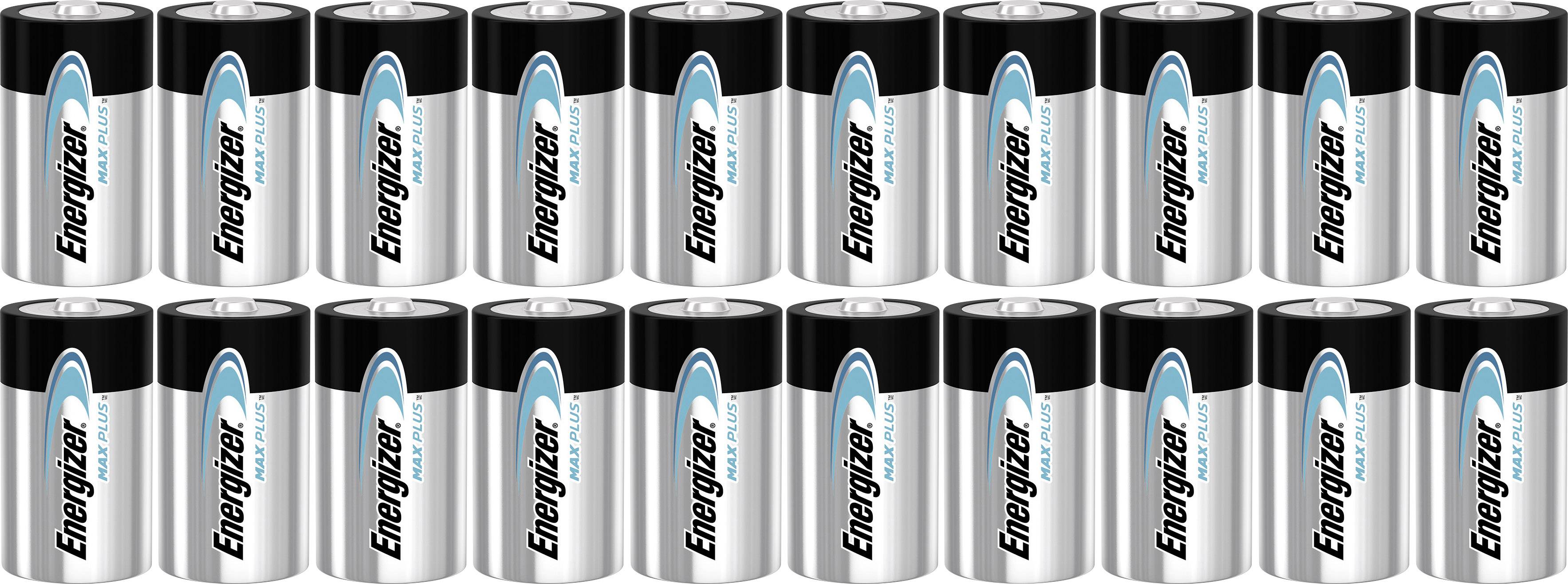 ENERGIZER Mono (D)-Batterie Alkali-Mangan Max Plus Industrial 1.5 V 20 Stück (E301323700)