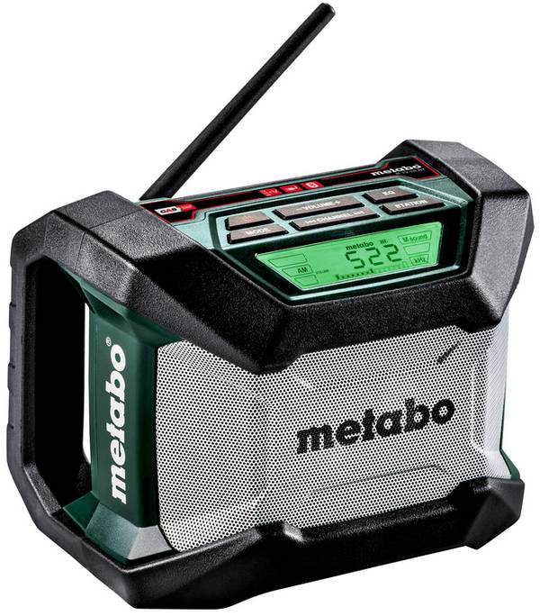 Metabo R 12-18 BT Baustellenradio UKW Bluetooth®   Schwarz, Grün, Grau