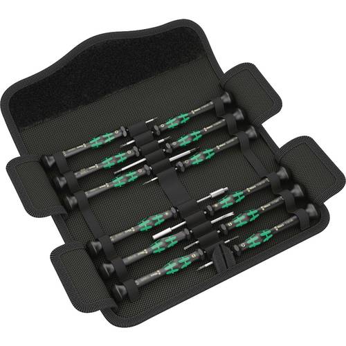 Thumbnail - Wera Kraftform Micro 12 Electronics 1 Elektronik- u. Feinmechanik Schraubendreher-Set 12teilig Schlitz, Kreuzschlitz Phi...