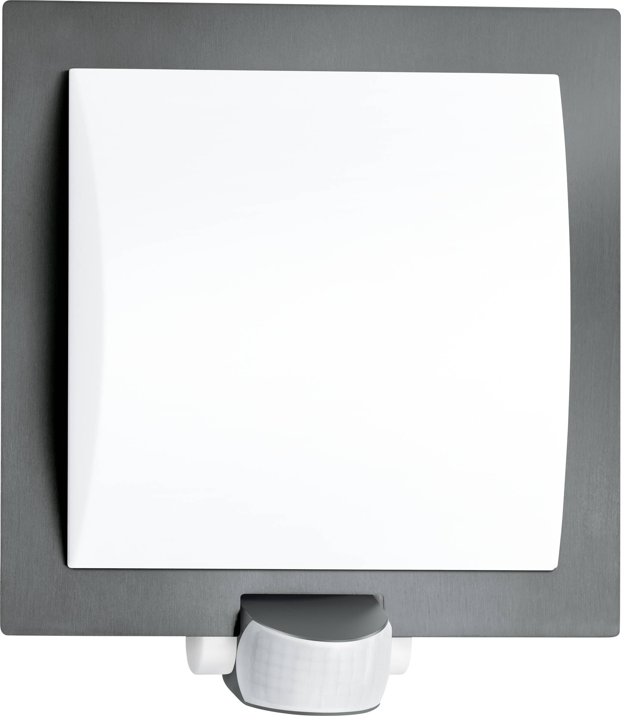 Steinel L 20 S 035693 Außenwandleuchte mit Bewegungsmelder Energiesparlampe, LED E27 60 W Anthrazit