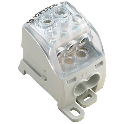 Weidmüller 1562170000 Verteilerblock Schrauben Grau, Transparent 1 St.