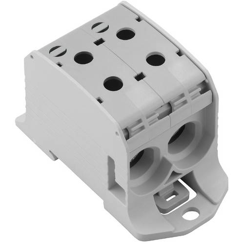 Weidmüller 2502700000 Durchgangsklemme 47 mm Schrauben Grau 1 St.