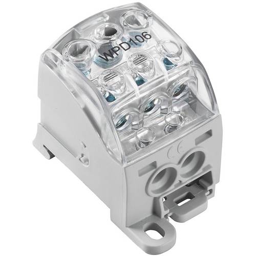 Weidmüller 1562210000 Verteilerblock Schrauben Grau, Transparent 1 St.