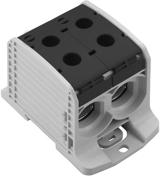 Weidmüller 2502840000 Durchgangsklemme 67.60 mm Schrauben Grau, Schwarz 1 St.