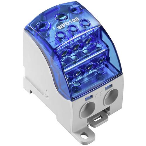 Weidmüller 2519480000 Verteilerblock Schrauben Grau, Blau 1 St.
