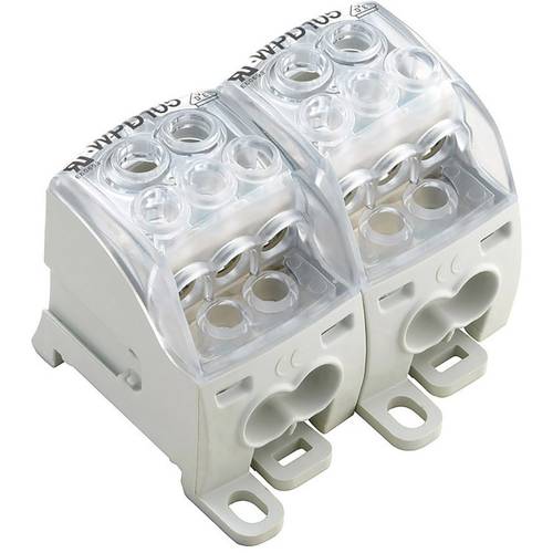Weidmüller 1562180000 Verteilerblock Schrauben Grau, Transparent 1 St.