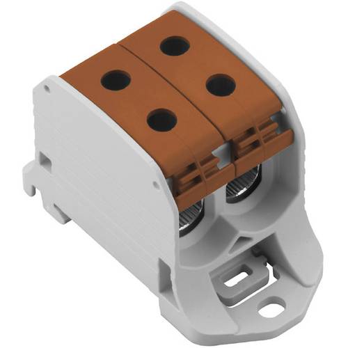 Weidmüller 2502610000 Durchgangsklemme 35.60 mm Schrauben Grau, Braun 1 St.