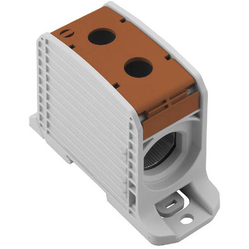 Weidmüller 2502880000 Durchgangsklemme 45 mm Schrauben Grau, Braun 1 St.