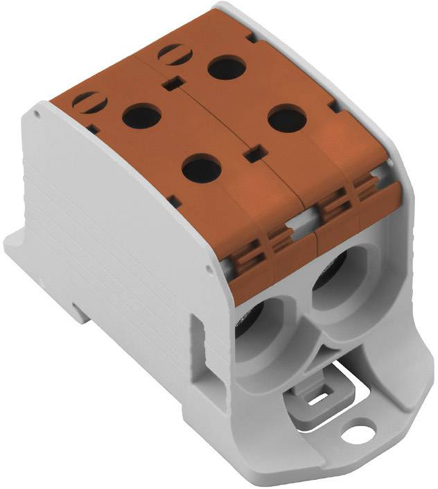 Weidmüller 2502730000 Durchgangsklemme 47 mm Schrauben Braun 1 St.