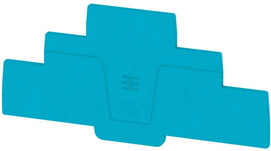 Weidmüller 2428860000 Abschlussplatte Blau 20 St.