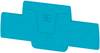 Weidmüller 2471470000 Abschlussplatte Blau 20 St.