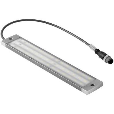 Ein rechteckiges LED-Licht mit Kabel und Stecker, geeignet für technische oder industrielle Anwendungen.