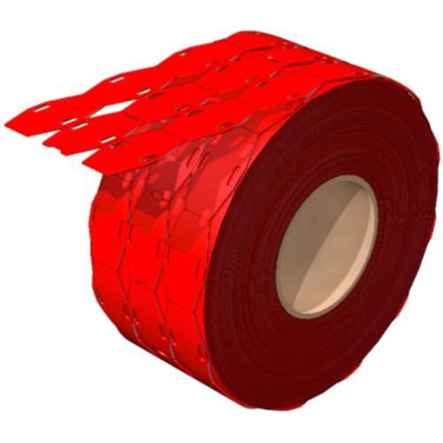 Weidmüller 2519090000 SFX 9/24 MM RT Leitermarkierer Montage-Art: einfädeln Beschriftungsfläche: 9 x 24 mm Rot Anzahl Ma...