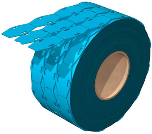 Weidmüller 2519100000 SFX 9/24 MM BL Leitermarkierer Montage-Art: einfädeln Beschriftungsfläche: 9 x 23.50 mm Blau Anzah...