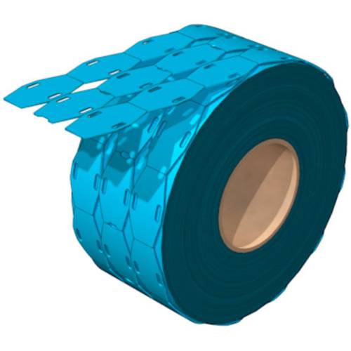 Weidmüller 2519100000 SFX 9/24 MM BL Leitermarkierer Montage-Art: einfädeln Beschriftungsfläche: 9 x 23.50 mm Blau Anzah...