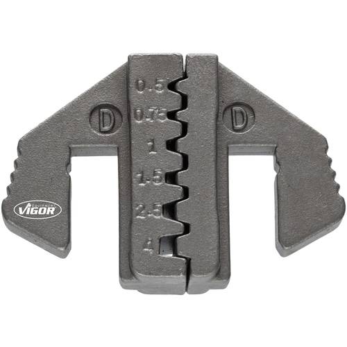 Vigor V2499-D Crimpeinsatz Aderendhülsen 0.5 bis 4 mm²