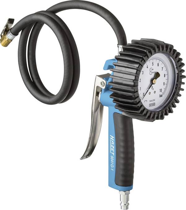 Hazet 9041G-1 Druckluft-Reifenfüll-Messgerät (geeicht)   12 bar