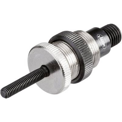 Metallischer Abzieher mit Gewinde und Markenaufdruck, geeignet für mechanische Anwendungen.