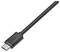 Ein schwarzes Micro-USB-Kabel zum Laden von Geräten und zur Datenübertragung.
