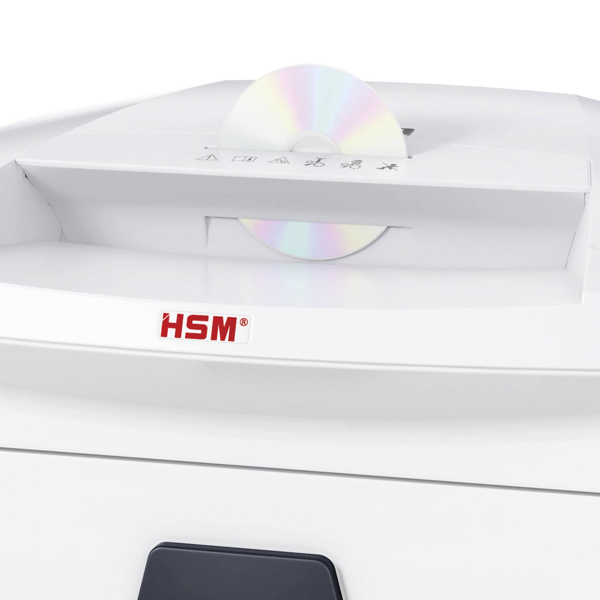 HSM SECURIO B24 Aktenvernichter 16 Blatt Partikelschnitt 4.5 x 30 mm P-4 34 l Vernichtet auch CDs, DVDs, Heftklammern, B-2